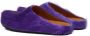 Marni Fussbet Sabot calf-hair slippers Purple - Thumbnail 3