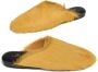 Marni round-toe slip-on slippers Yellow - Thumbnail 5