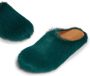 Marni Fussbet Sabot calf-hair slippers Green - Thumbnail 5