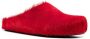 Marni Fussbet Sabot calf-hair slippers Red - Thumbnail 2