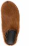 Marni Fussbet Sabot calf-hair slippers Brown - Thumbnail 4