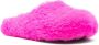 Marni Fussbet Sabot calf-hair slippers Pink - Thumbnail 2