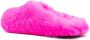 Marni Fussbet Sabot calf-hair slippers Pink - Thumbnail 3