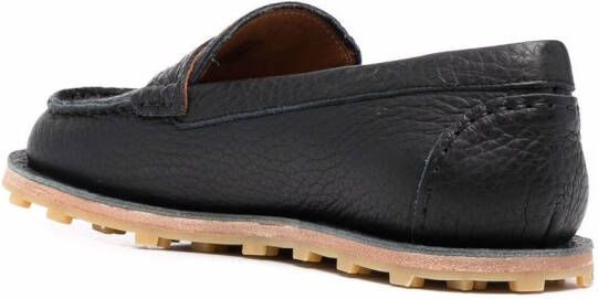 Marni square-toe penny loafers Black