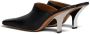 Marni square-toe heeled leather mules Black - Thumbnail 3
