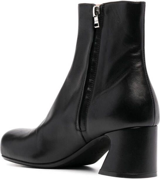 Marni zipped ankle boots Black