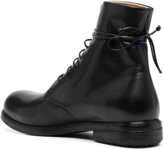 Marsèll 35mm lace-up leather boots Black