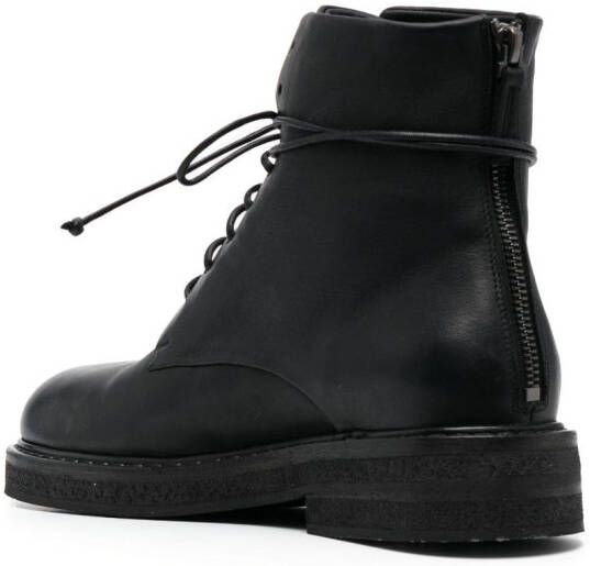 Marsèll 40mm zip-up leather boots Black