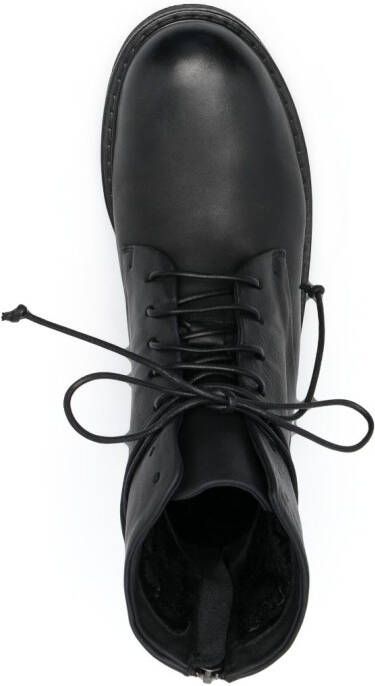 Marsèll 40mm zip-up leather boots Black