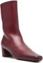 Marsèll 45mm square-toe leather boots Red - Thumbnail 2