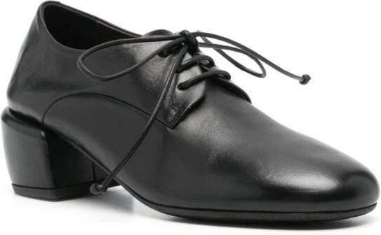 Marsèll 50mm almond leather oxford shoes Black