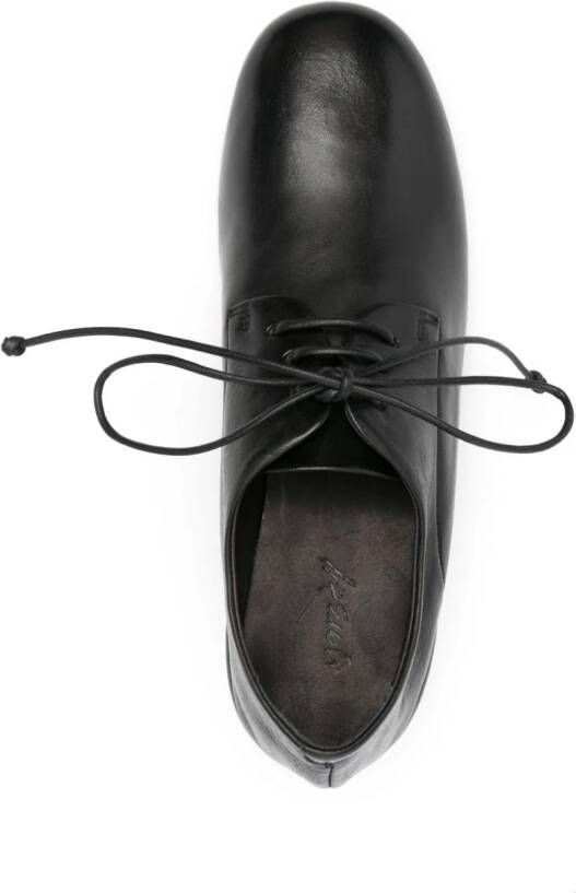 Marsèll 50mm almond leather oxford shoes Black
