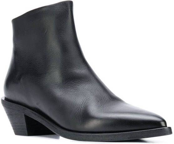 Marsèll 50mm tapered heel boots Black