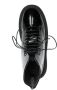Marsèll 55mm patent lace-up boots Black - Thumbnail 4