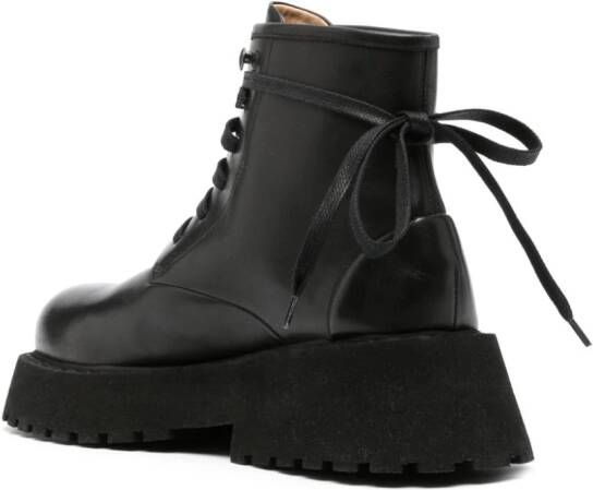 Marsèll 60mm leather lace-up boots Black