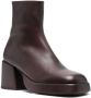 Marsèll 70mm heeled leather boots Brown - Thumbnail 2