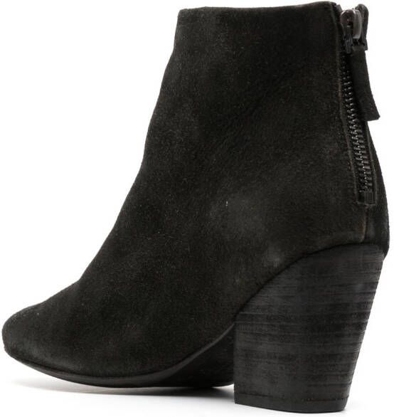 Marsèll 80mm leather ankle boots Black