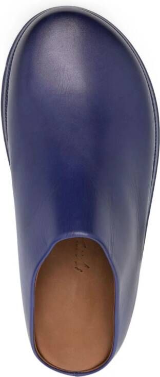 Marsèll Accom leather mules Blue