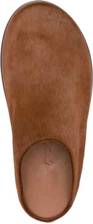 Marsèll Accom suede slippers Brown