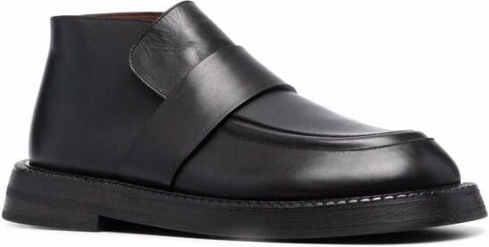Marsèll Alluce slip-on leather boots Black