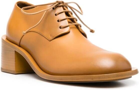 Marsèll Allucino 65mm derby shoes Yellow