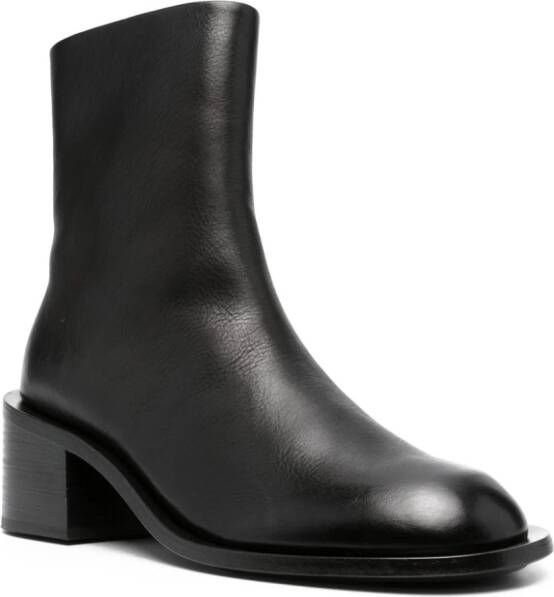 Marsèll Allucino 65mm leather boots Black