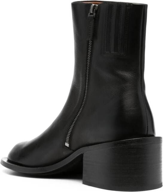 Marsèll Allucino 65mm leather boots Black