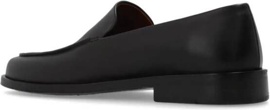 Marsèll almond-toe leather loafers Black