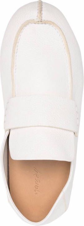 Marsèll almond-toe leather loafers White
