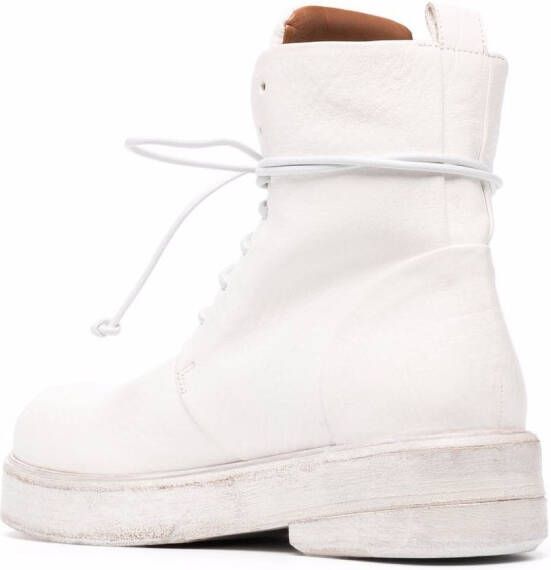 Marsèll ankle lace-up boots White