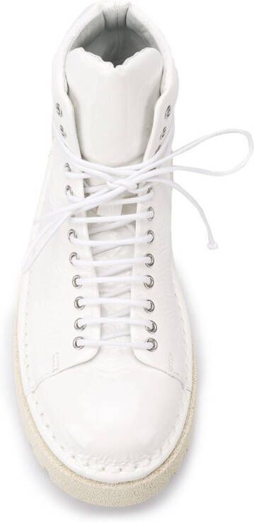 Marsèll ankle lace-up boots White