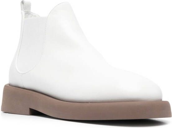 Marsèll ankle leather boots White