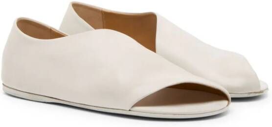 Marsèll Arsella cut-out leather sandals White