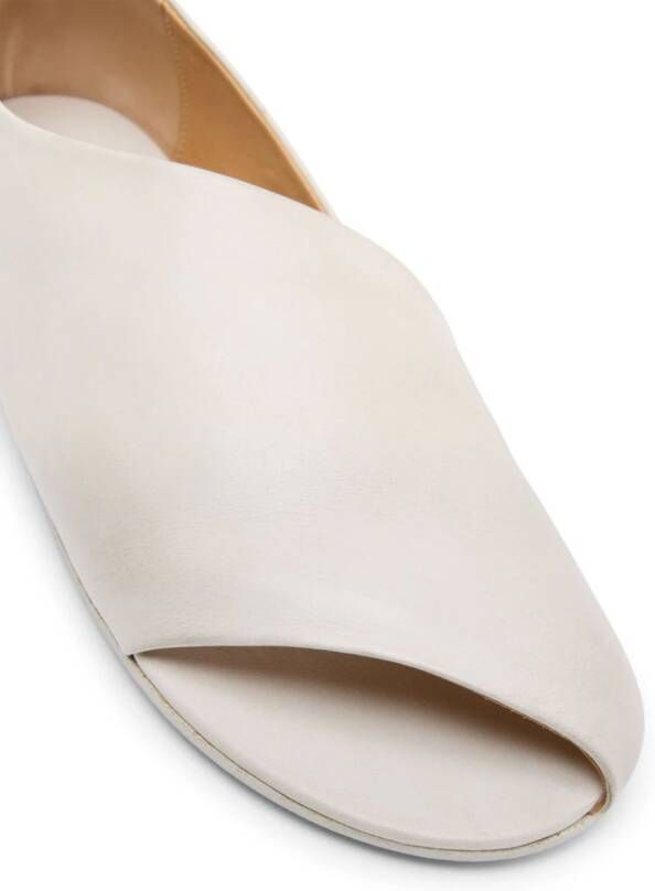 Marsèll Arsella cut-out leather sandals White