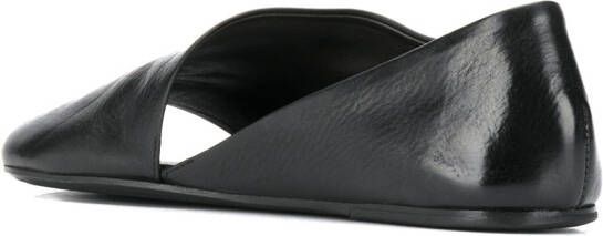 Marsèll asymmetric leather sandals Black