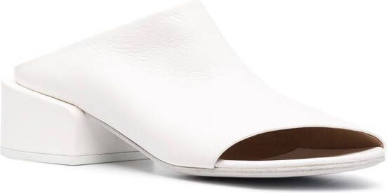 Marsèll asymmetric mid-heel sandals White