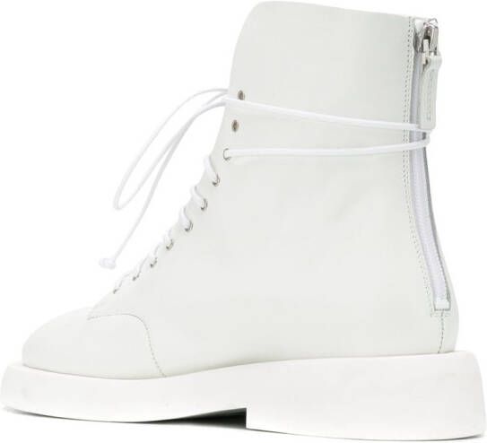 Marsèll back zip fastening boots White