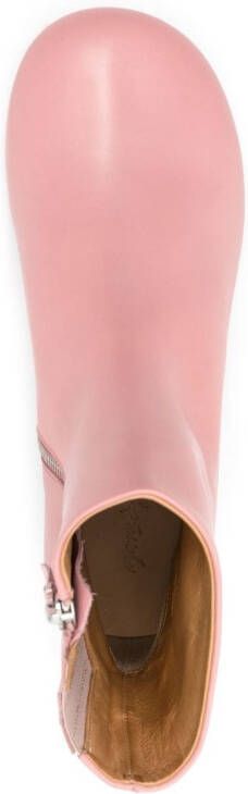 Marsèll Biscotto leather boots Pink