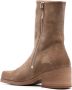 Marsèll block-heel suede ankle boots Brown - Thumbnail 3