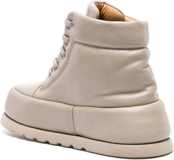 Marsèll Bombo leather boots Neutrals
