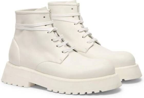 Marsèll Carretta leather ankle boots Neutrals
