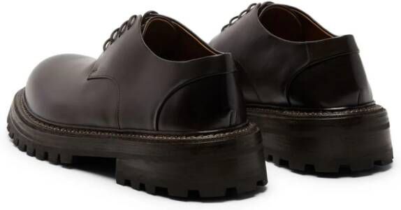 Marsèll Carrucola leather Derby shoes Brown