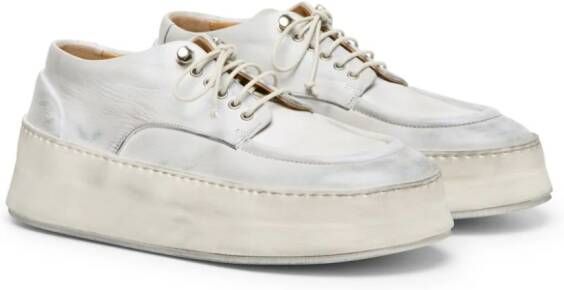 Marsèll Cassapana leather Derby shoes White