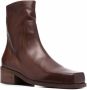 Marsèll Cassello leather ankle boots Brown - Thumbnail 2