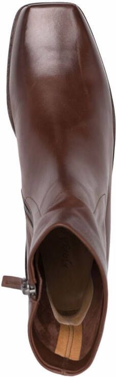 Marsèll Cassello leather ankle boots Brown