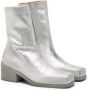 Marsèll Cassello leather ankle boots Silver - Thumbnail 2