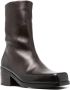 Marsèll Cassello square-toe leather boots Brown - Thumbnail 2