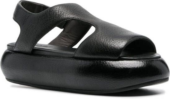 Marsèll chunky-bubble sole open toe sandals Black