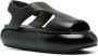 Marsèll chunky-bubble sole open toe sandals Black - Thumbnail 2