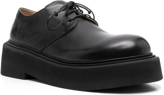 Marsèll chunky-heel leather derby shoes Black